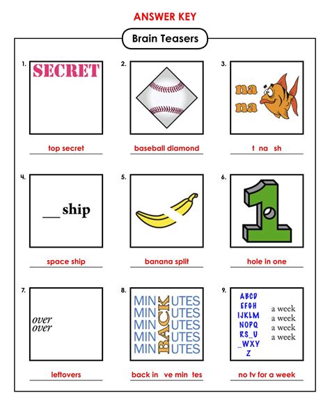 Printable Brain Teaser Puzzles With Answers In 2021 Brain Teasers