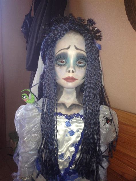 My Six Year Old Let Me Dress Her As Emily From Corpse Bride Halloween