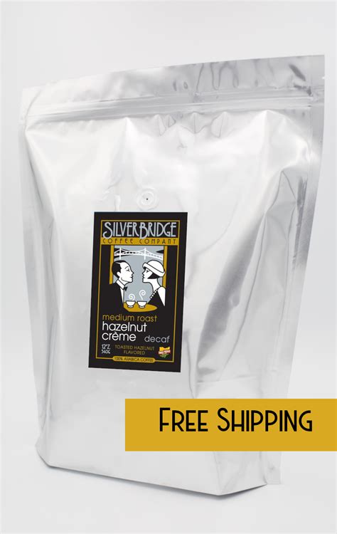Hazelnut Crème Flavored Decaffeinated Coffee in oz lb Bags