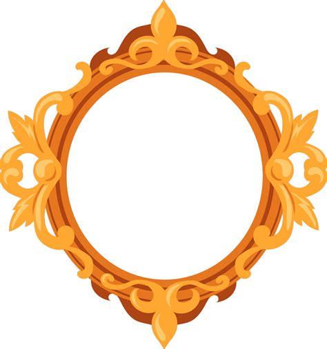 Round Golden Ornate Frame PNG in 2021 | Ornate frame, Ornate, Frame