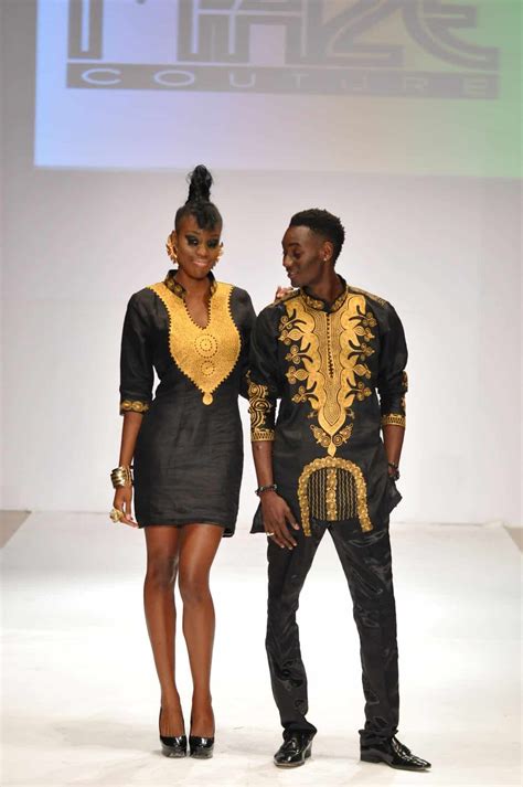African Wear Designs For Couples Tissino
