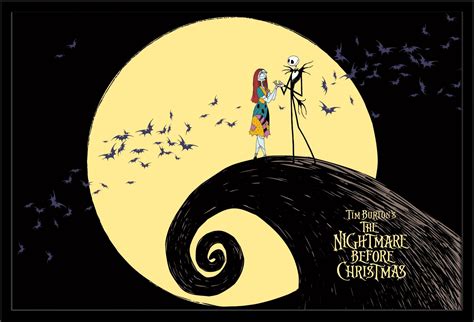 Disney Tim Burtons The Nightmare Before Christmas Moonlight Wall