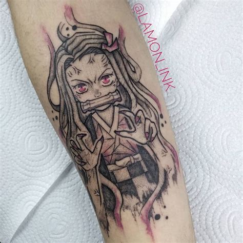 Nezuko Demon Slayer Tattoo Kimetsu No Yaiba Anime Tattoos Slayer