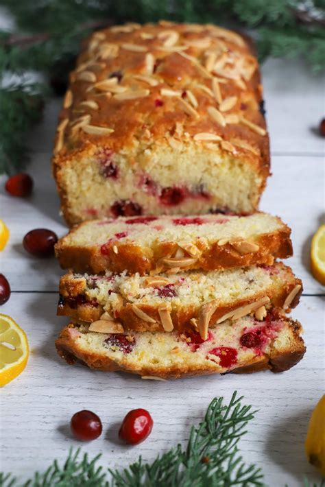 Lemon Cranberry Bread With Almonds The Produce Moms Recipe
