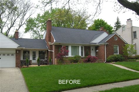 › ranch exterior makeover before after. Home Exterior Makeovers in Royal Oak & Ferndale, Michigan