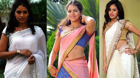 Gowthami Chowdary South Actress Hot Saree Pics Gallery