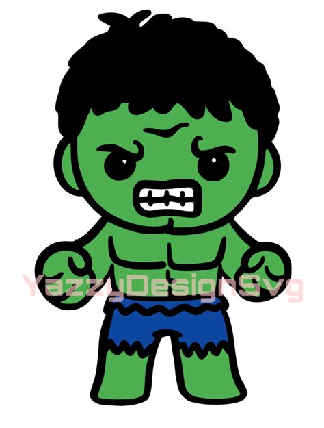Marvel Baby Hulk Drawing