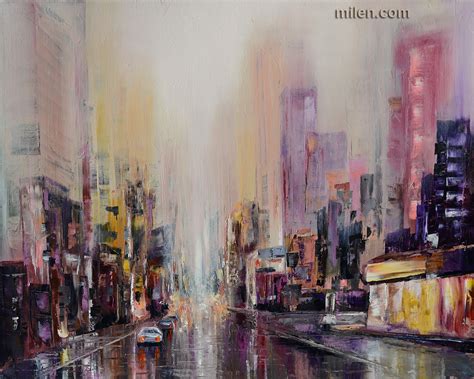 Abstract Cityscape Painting At Explore Collection