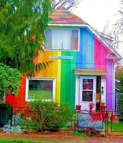 Colorful House Rainbow House House Colors House