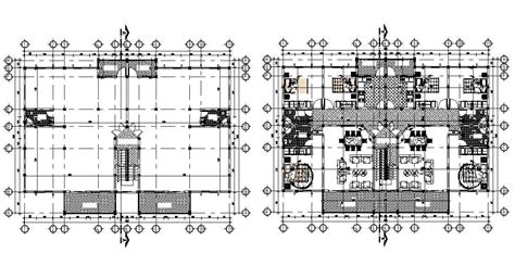 3 Bhk Apartment Floor Plan With Working Drawing Autocad