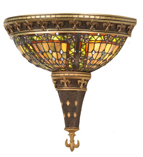 Add ambiance to your favorite room. Fleur-de-lis Wall Sconce 50243 French Style Antique Gold ...