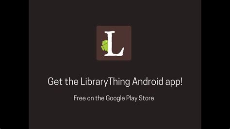 Librarything Android App Demo Speed Cataloging Youtube