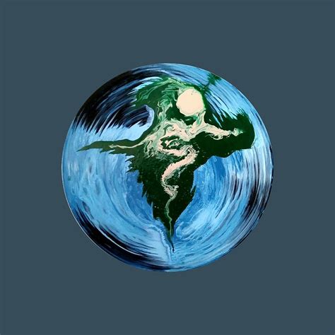 Abstract Mother Earth Painting By Mire Pixels