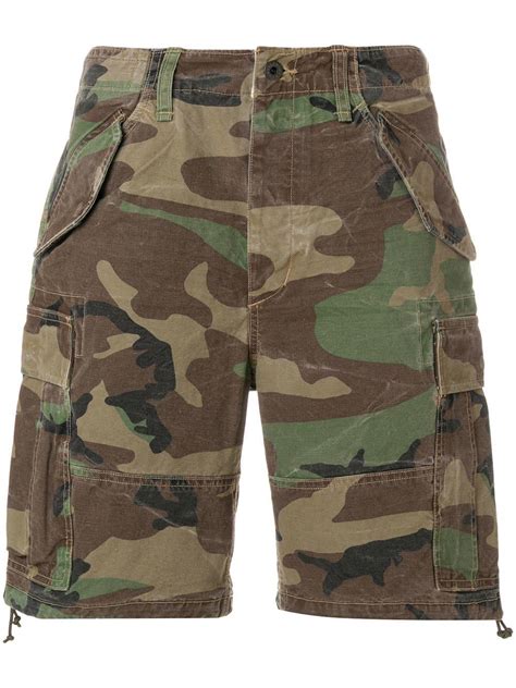 Polo ralph lauren hawaiian floral tropical aloha french terry spa shorts pantstop rated seller. Polo Ralph Lauren Camo Cargo Shorts in Brown for Men - Lyst