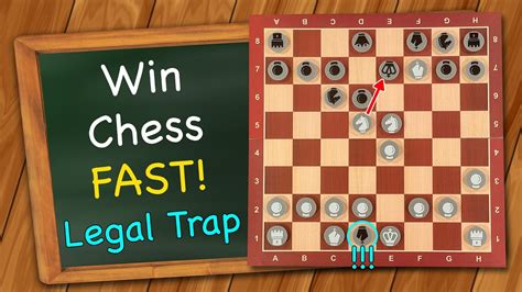 How To Win Chess Fast 8 Moves Legal Trap Youtube