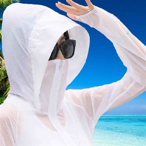 2017 New Genuine Uv Sun Protection Clothing Transparent Long Sleeve