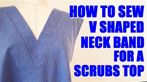 In this video i show you 3 options: How to Sew a V Shaped Neck Band for Nurses Scrubs For the ...