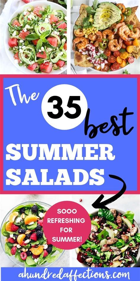 35 Of The Best And Most Refreshing Summer Salads Summer Salads Easy