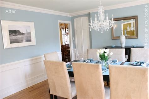 Light Blue Walls Dining Room