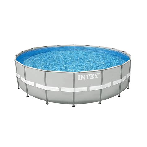 Intex 24 X 52 Steel Ultra Frame Round Above Ground Swimming Pool Set