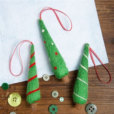 Christmas Tree Decorations Needle Felting Craft Kit Needle Felted