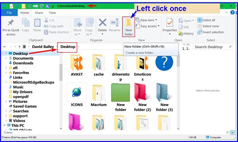 How Do I Create A Desktop Folder In Windows 10 Microsoft Community