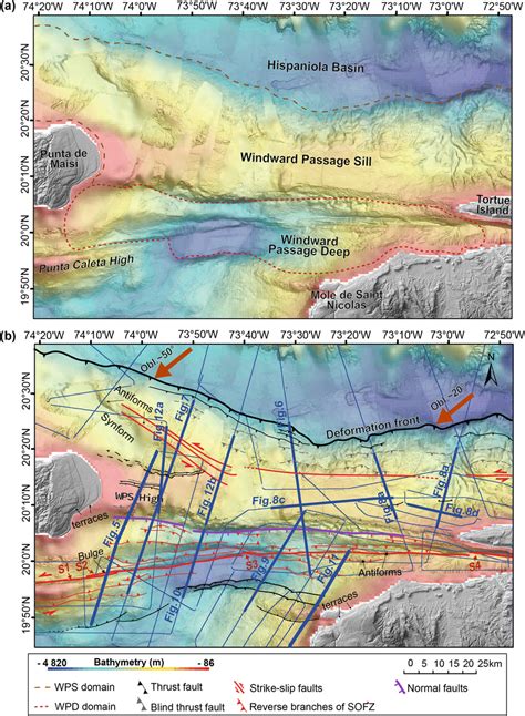 A Detailed Bathymetric Map Of The Windward Passage Sill And Deep