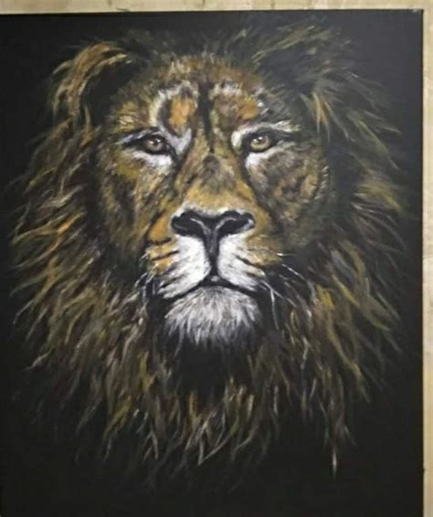 Lion King Painting By Nataliia Nausevich Jose Art Gallery