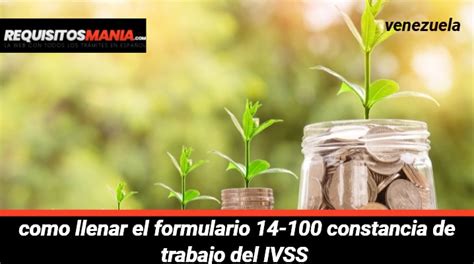 Como Llenar El Formulario 14 100 Ivss 【2024