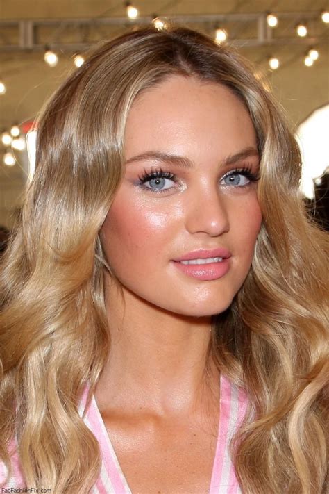 Candice Swanepoel Soft Pink Make Up Look Natural Everyday Makeup Best