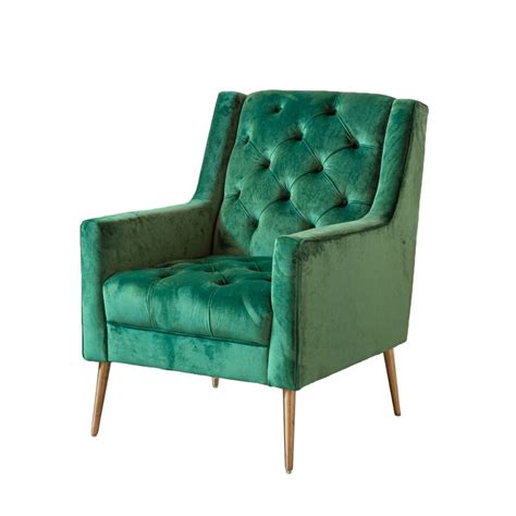 Bringing new life to an old favorite. Emerald Green Velvet Wingback Chair Charlotte, NC