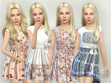 Designer Dresses Collection P19 By Lillka At Tsr Sims 4