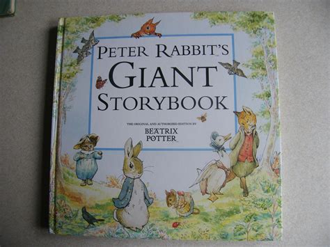 Peter Rabbits Giant Storybook By Beatrix Potter As New 1999 First