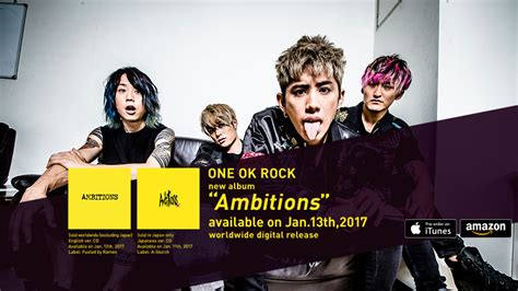 Ambitions is one ok rock's first album under the international label fueled by ramen, which according having spawned the singles taking off, bedroom warfare, i was king, we are, and american girls, the album sold 232,710 copies in its first week, the best performance by any one. New ONE OK ROCK Songs 2017 List - Musicacrossasia