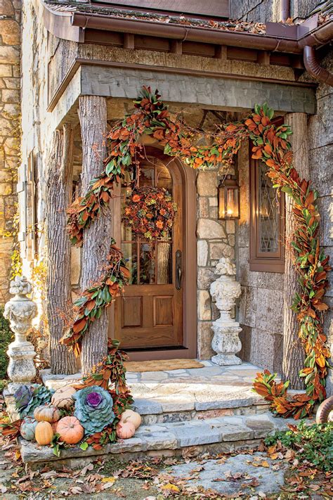 Outdoor Decorations For Fall Fall Porch Rustic Fall Decor Fall Outdoor