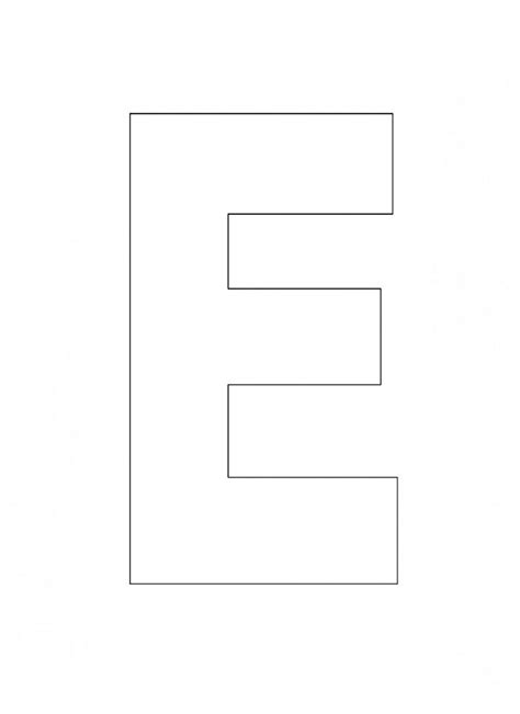 Printable Letter E Template 2 Moments To Remember From Printable Letter