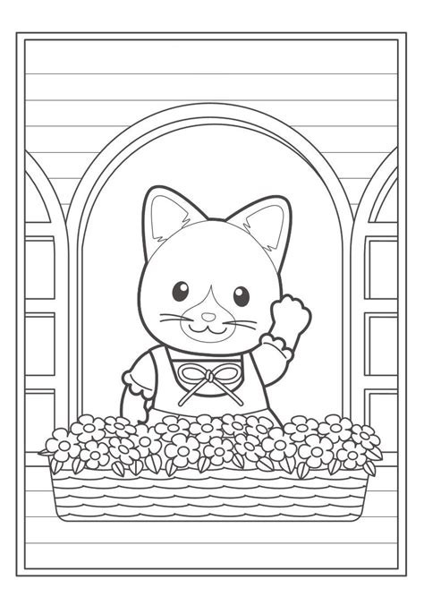 Calico Critters Coloring Pages to download and print for free