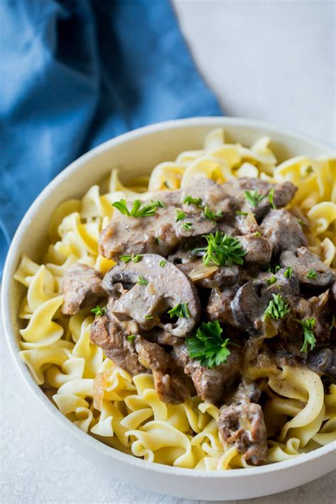 Lightened Up Slow Cooker Beef Stroganoff Laptrinhx News