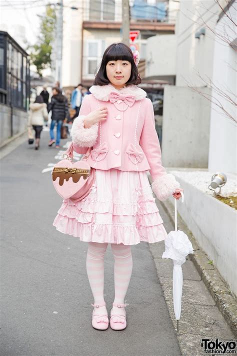 Pink Lolita Fashion In Harajuku W Angelic Pretty Heart