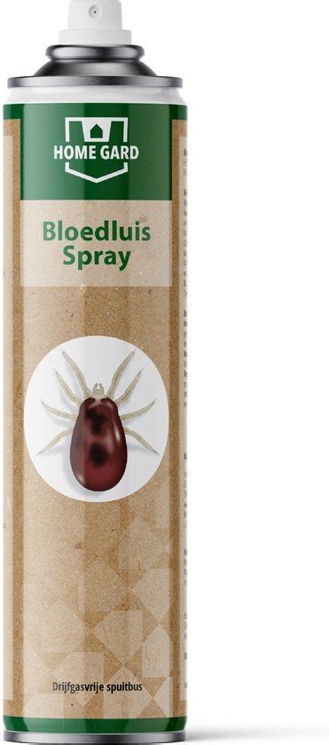 Homegard Bloedluis Spray Biocide Vrij Ter Bestrijding Van Bloedluis