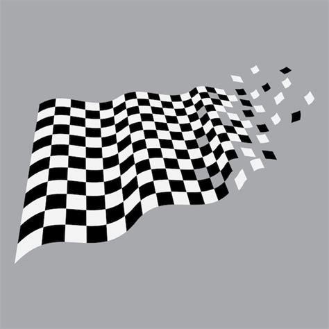 Premium Vector Race Flag Design