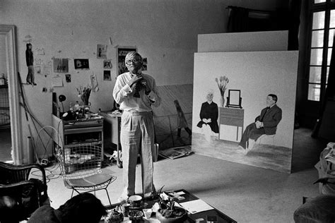 David Hockney At His Studio David Hockney Artist Studio Artist At