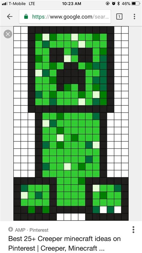 Creeper Minecraft Pixel Art Pixel Art Grid Pixel Art The Best Porn Website