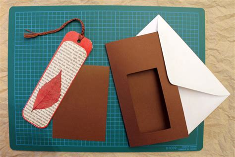 How To Make A Greeting Card And A Bookmark Combined Loulou Downtown