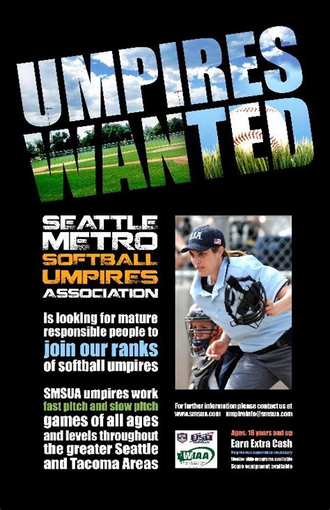 Join Now Seattle Metro Softball Umpires Association