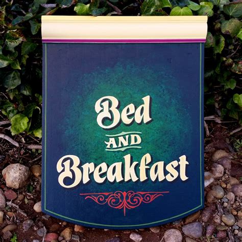 Bed And Breakfast Sign Personalized With Your Business Name Etsy