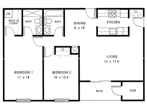Inside Small Houses Small 2 Bedroom House Plans 1000 Sq Ft House Plans