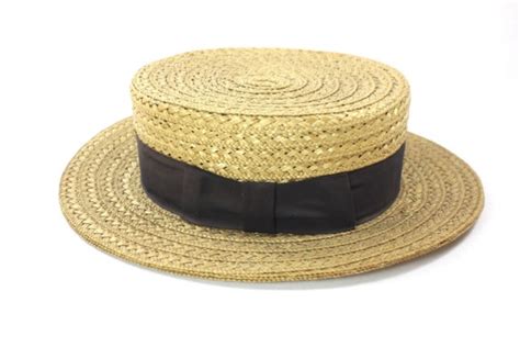 Mens 20s Straw Boating Hat Royal Stetson Etsy Boat Hat Hats Stetson