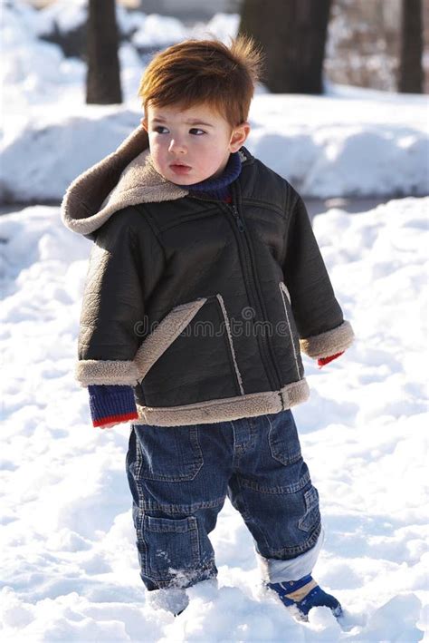 Toddler In Snow Stock Photo Image Of Snow Winter Outside 3951066