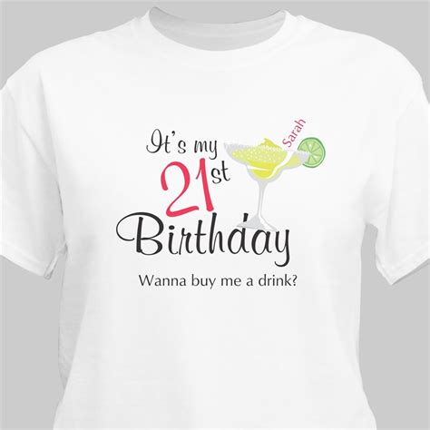 Custom Printed 21st Birthday Shirt Tsforyounow